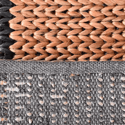 Rugsotic Angelic Hand-Woven Jute Rug with Geometric Pattern