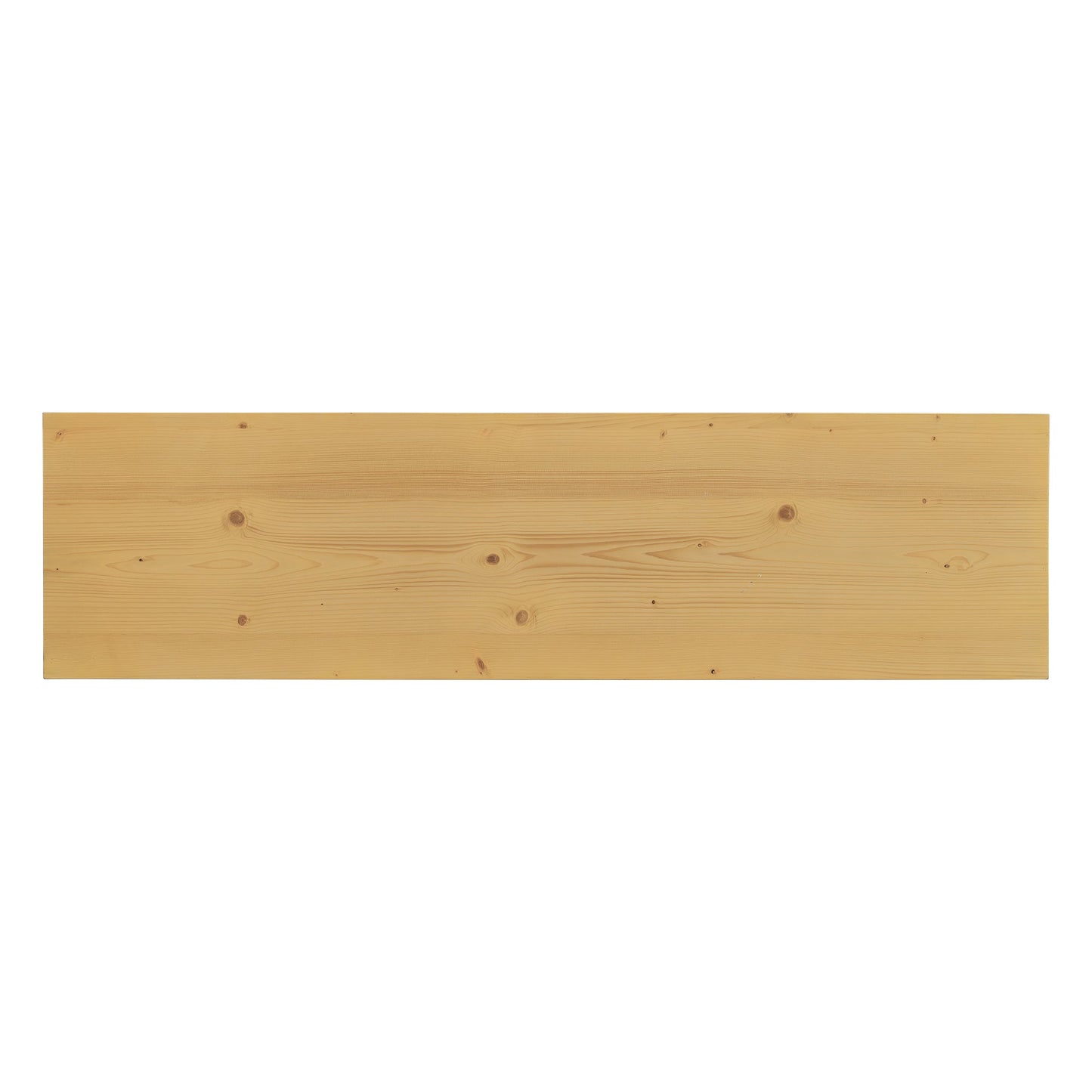 Modern Minimalist Entryway Console Table with Storage Shelf – Natural Wood Hallway Table