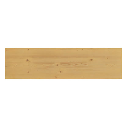 Modern Minimalist Entryway Console Table with Storage Shelf – Natural Wood Hallway Table