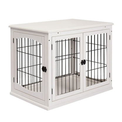 Space-Saving Dog Crate Coffee Table for Small to Medium Dogs