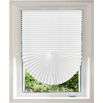 Self-Adhesive Pleated Fabric Shades | No-Drill, Cut-to-Size Cordless Blinds