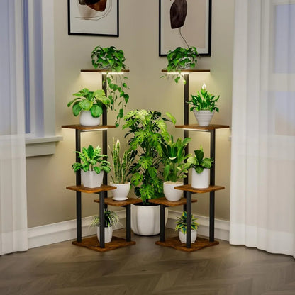 5-Tier Wooden Storage Shelf – Freestanding Display Rack for Home & Office Organization