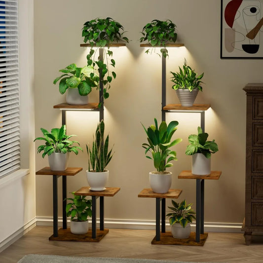 5 tier wooden storage shelf, vertical home office shelf unit, freestanding natural wood display rack, compact bookshelf organizer, lightweight tiered shelving unit, modern home storage rack, open shelf bookcase wood finish, easy assembly 5-tier shelf, multifunctional wooden rack for living room