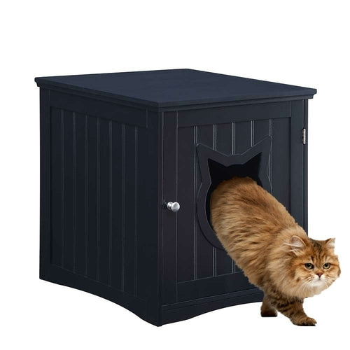 Multi-Use Cat Furniture Nightstand & Litter Enclosure
