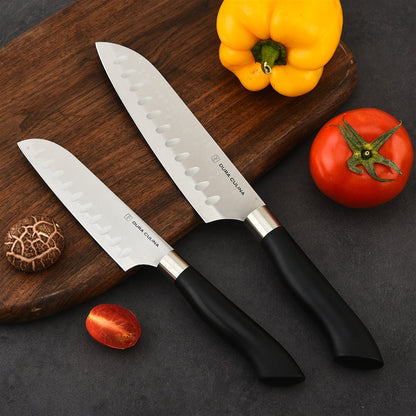 High-Carbon Stainless Steel 5-Knife Set with Matching Sheaths