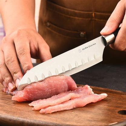 High-Carbon Stainless Steel 5-Knife Set with Matching Sheaths