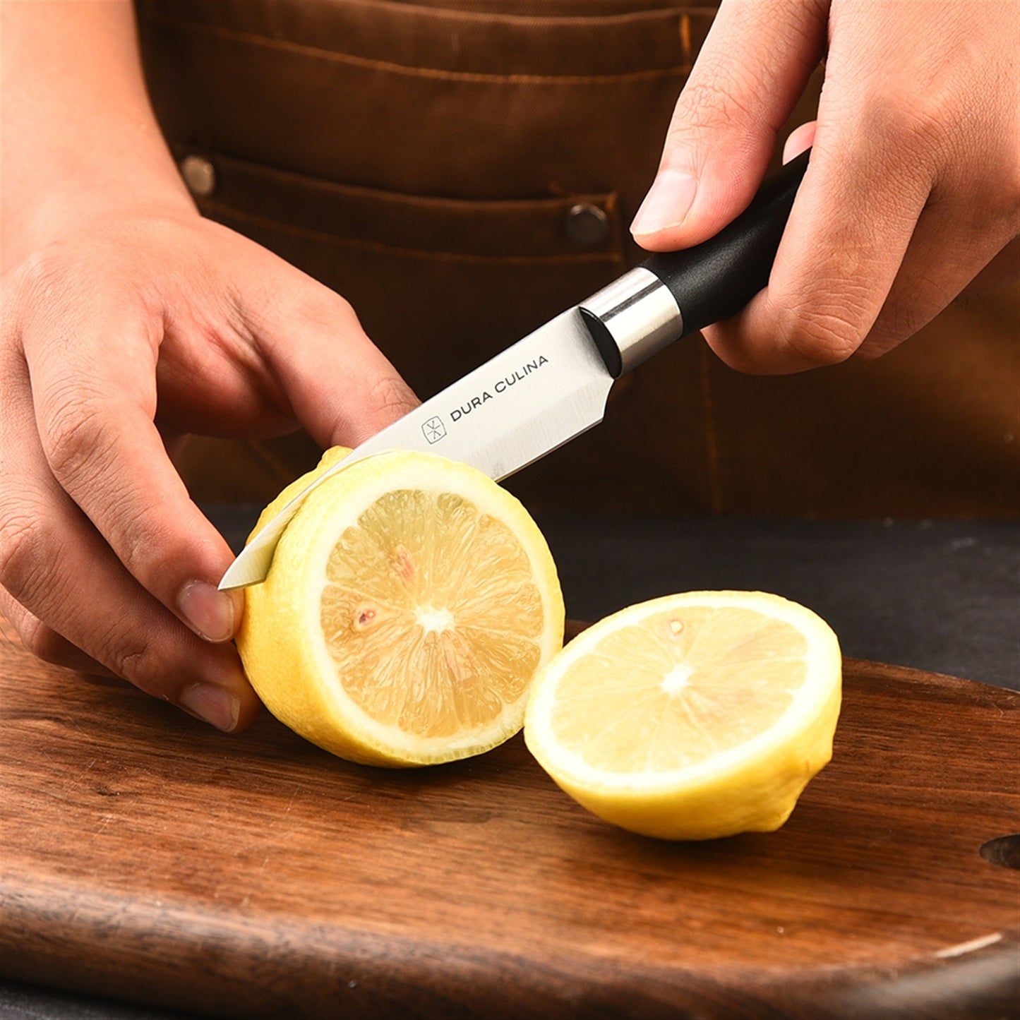 High-Carbon Stainless Steel 5-Knife Set with Matching Sheaths