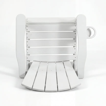 All-Weather HDPE Bar Height Adirondack Chair with Cup Holder