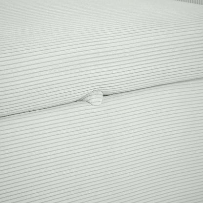 Willow Sage Green Corduroy Loveseat Sleeper - Mid-Century Style