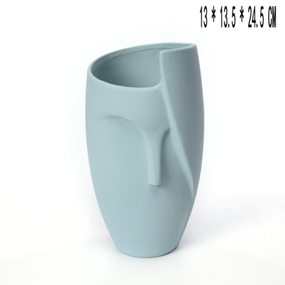 Ceramic Face Planter, Unique Design Face Planter