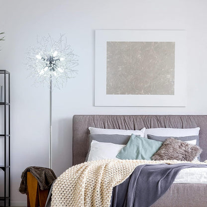 Crystal Floor Lamp, High Pole Lamp, Fireworks Lamp