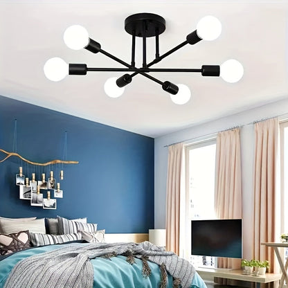 Sputnik Chic Metal Chandelier