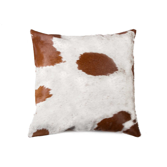 Handmade Cowhide Pillow | Luxury Throw with Polyfil Insert