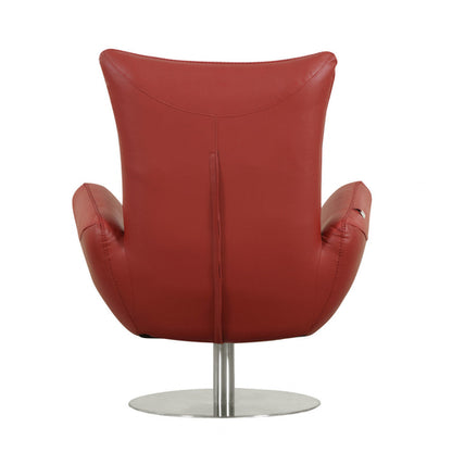 Sleek Contemporary Leather Lounge Chair – Modern Comfort & Style