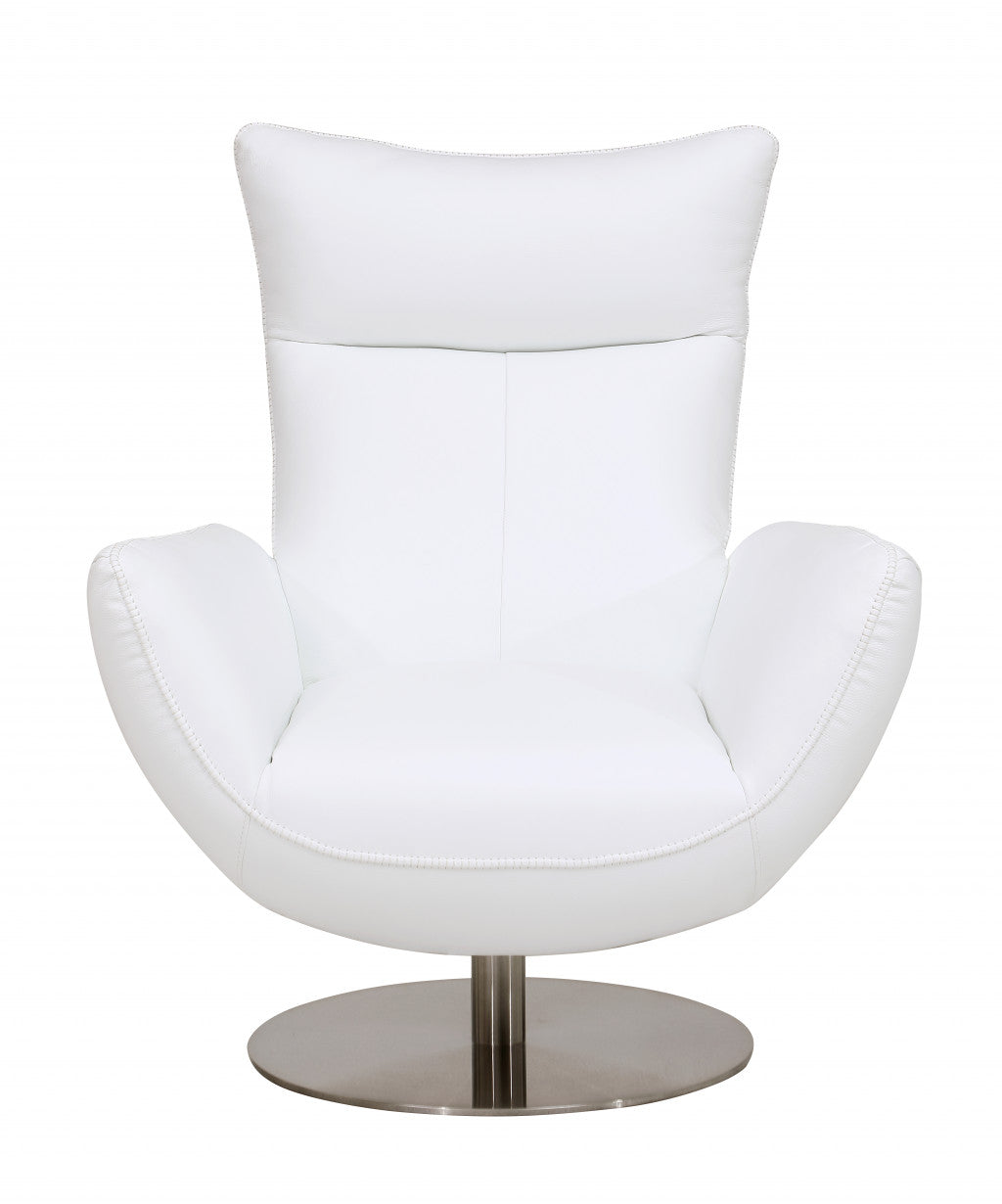 Sleek Contemporary Leather Lounge Chair – Modern Comfort & Style