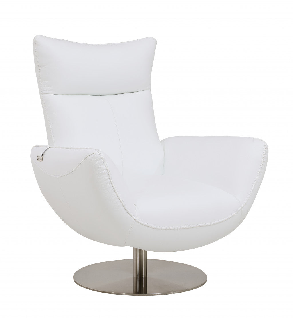 Sleek Contemporary Leather Lounge Chair – Modern Comfort & Style