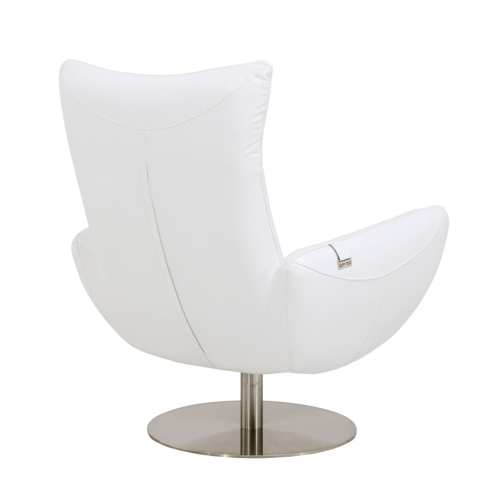 Sleek Contemporary Leather Lounge Chair – Modern Comfort & Style
