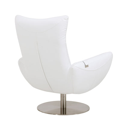 Sleek Contemporary Leather Lounge Chair – Modern Comfort & Style