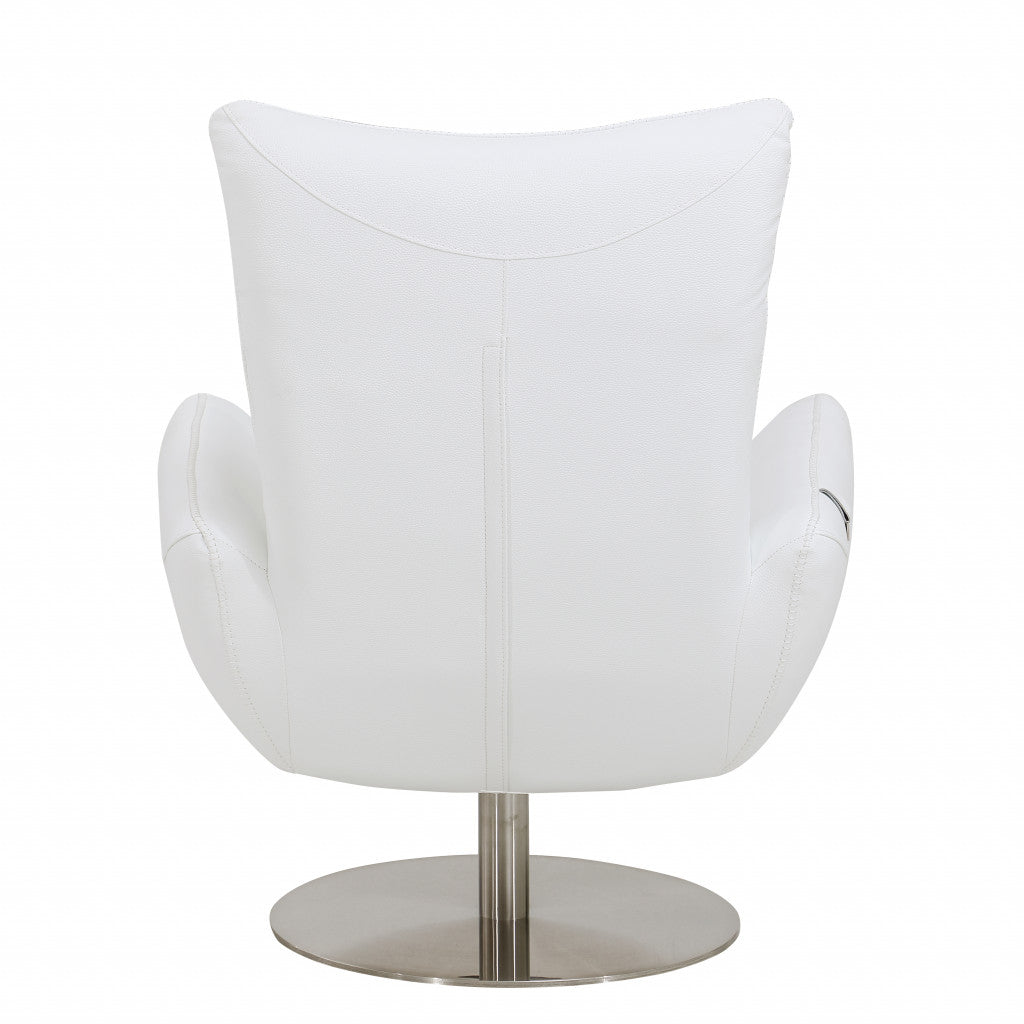 Sleek Contemporary Leather Lounge Chair – Modern Comfort & Style
