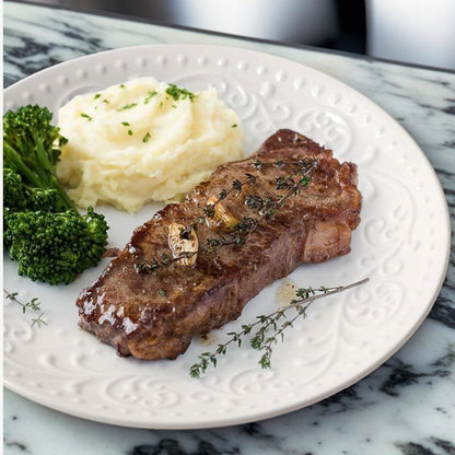 Artena 4-Piece Embossed Porcelain Dinnerware Set – Durable & Stylish