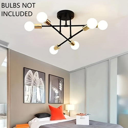 Sputnik Chic Metal Chandelier