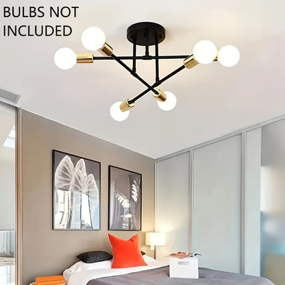 Sputnik Chic Metal Chandelier