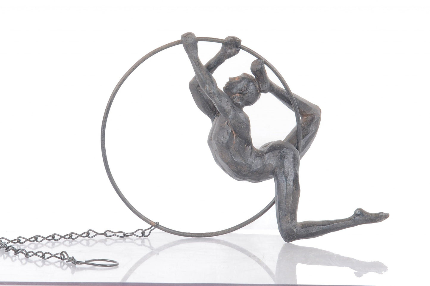 Athletic Man Aerialist Sculpture