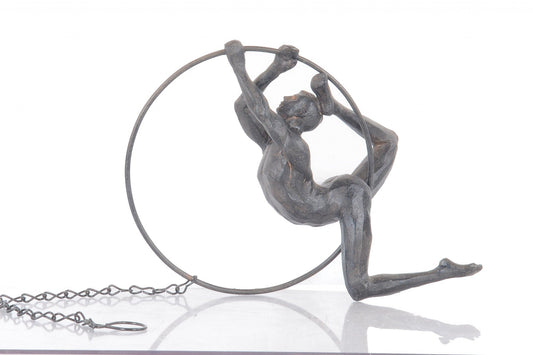 Athletic Man Aerialist Sculpture