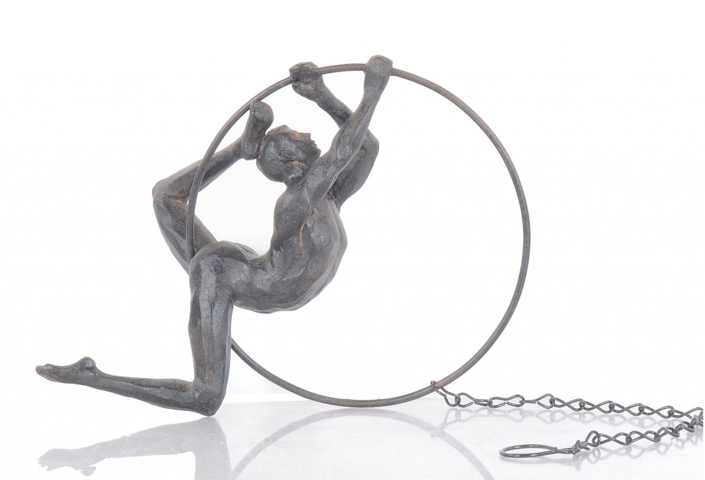 Athletic Man Aerialist Sculpture