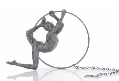 Athletic Man Aerialist Sculpture
