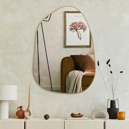 Abstract Gold Mirror (28x20)
