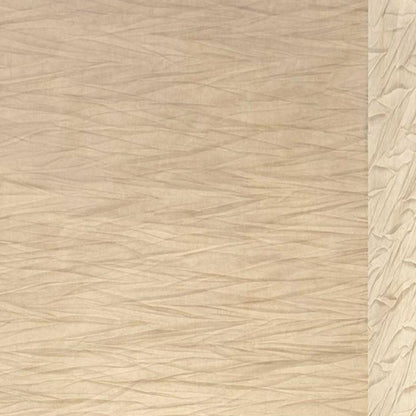 Natural Wood Table Lamp with Collapsible Crinkle Paper Shade