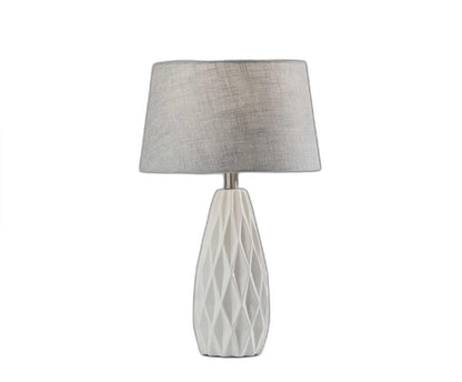 23" White Ceramic Lamps