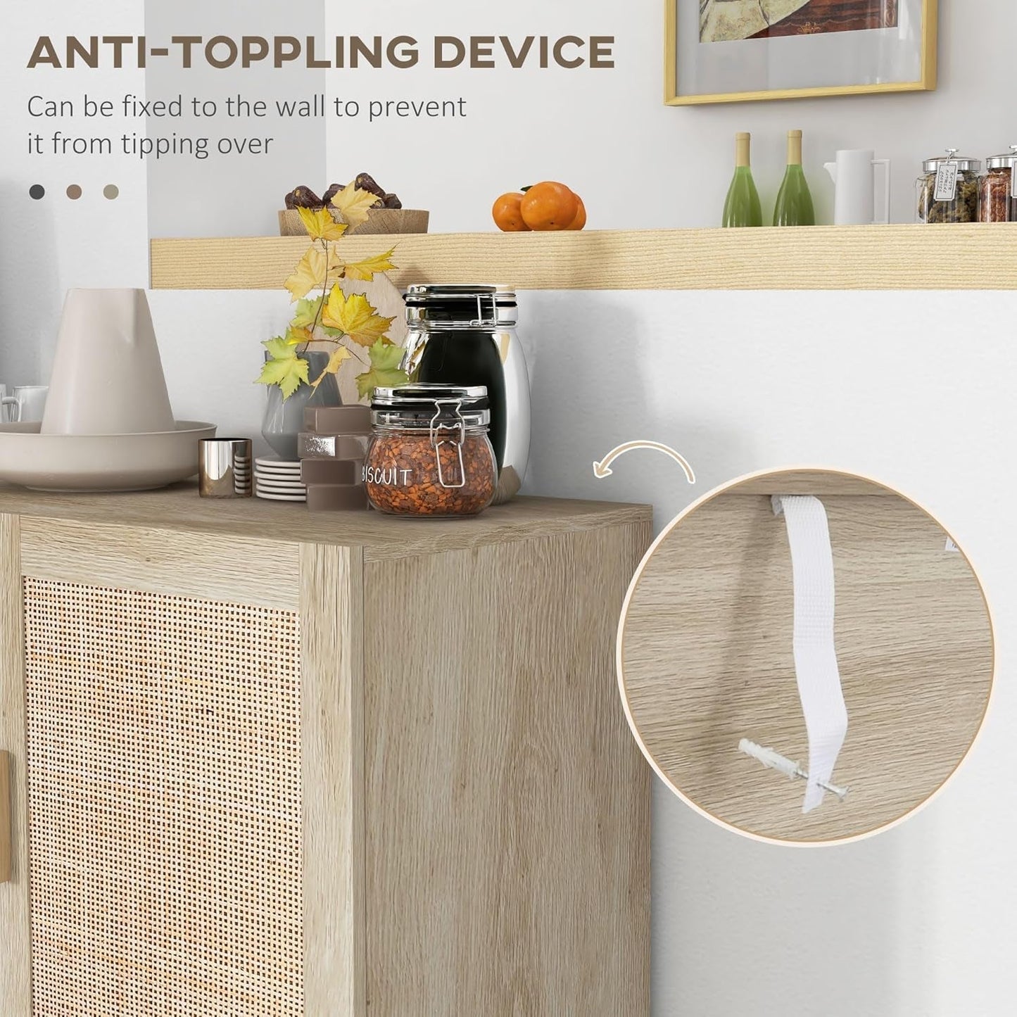 Natural Rattan Storage Cabinet – Easy Everyday Organization