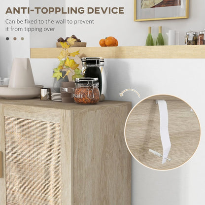 Natural Rattan Storage Cabinet – Easy Everyday Organization