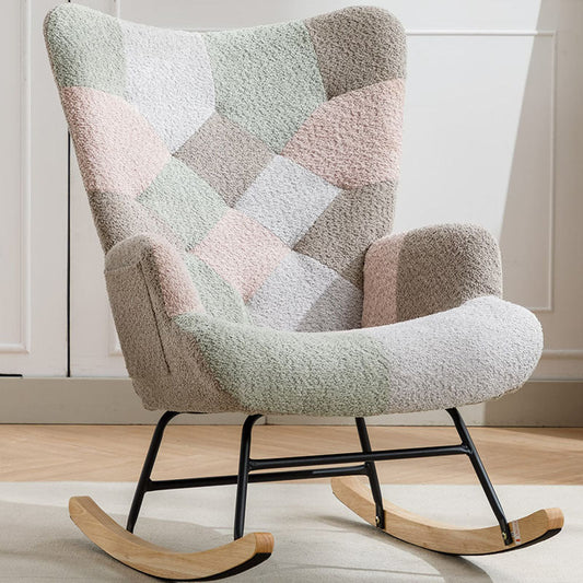 The Art of Relaxation – Vibrant Rocking Chair – Macaron Edition