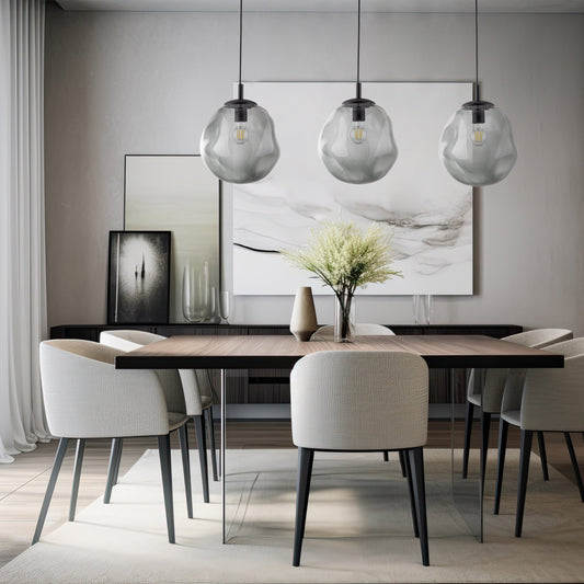 Hand-Blown Glass Pendant Light for Contemporary Spaces