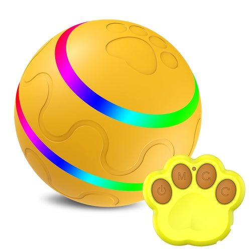 Self-Rolling Cat Toy Ball – Automatic Interactive Toy with Remote
