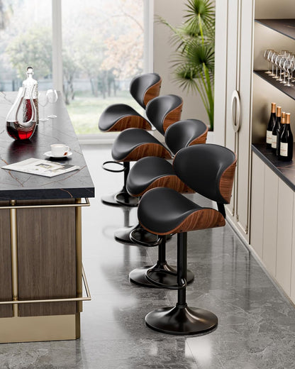 360° Swivel Adjustable Height Bar Stools – Ergonomic & Comfortable Design