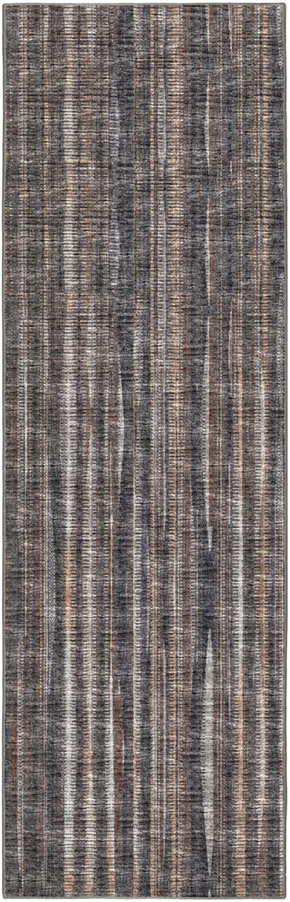 3' x 8' Brown Ombre Tufted Runner – Warmth with Modern Texture