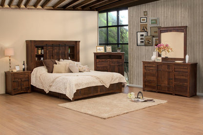 43" Brown Solid Wood Gentleman’s Chest – Rustic Charm, Lasting Function