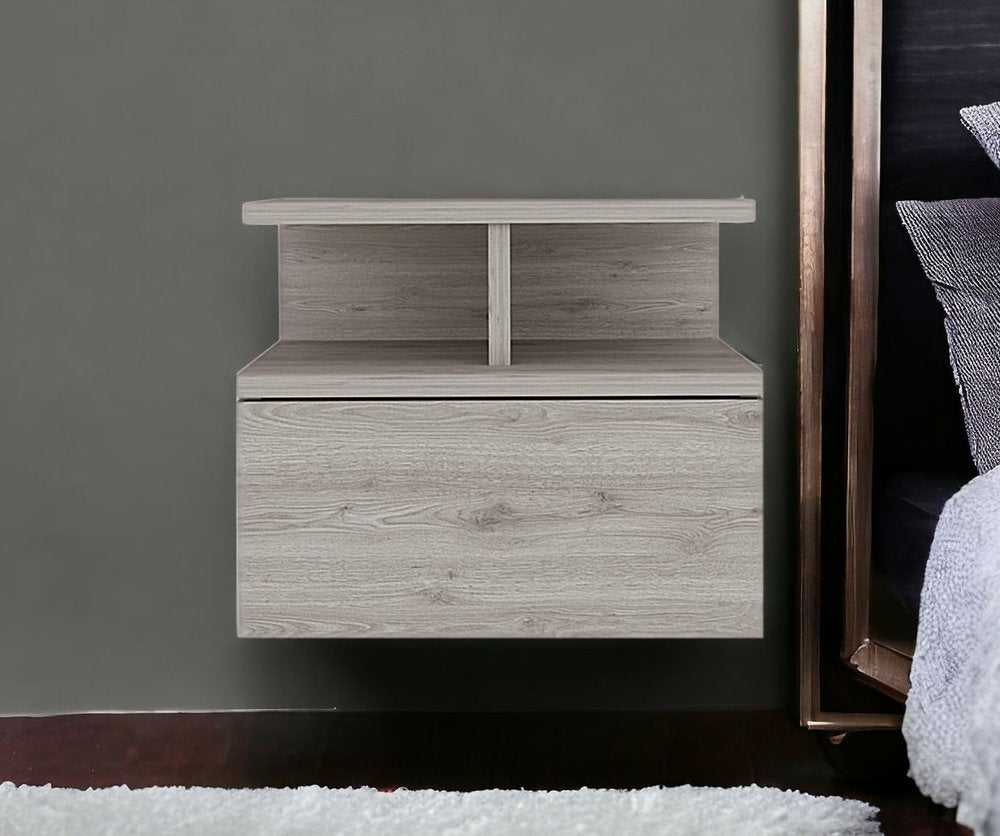 Small Space 12" Storage Nightstand