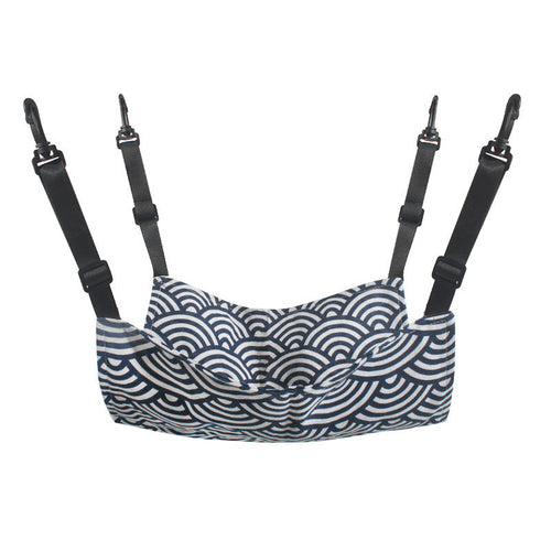 Adjustable Dual-Sided Cat Hammock in Star/Plaid Patterns