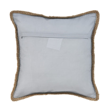 Bohemian Hand-Woven Cotton & Jute Throw Pillow Set (Set of 2)