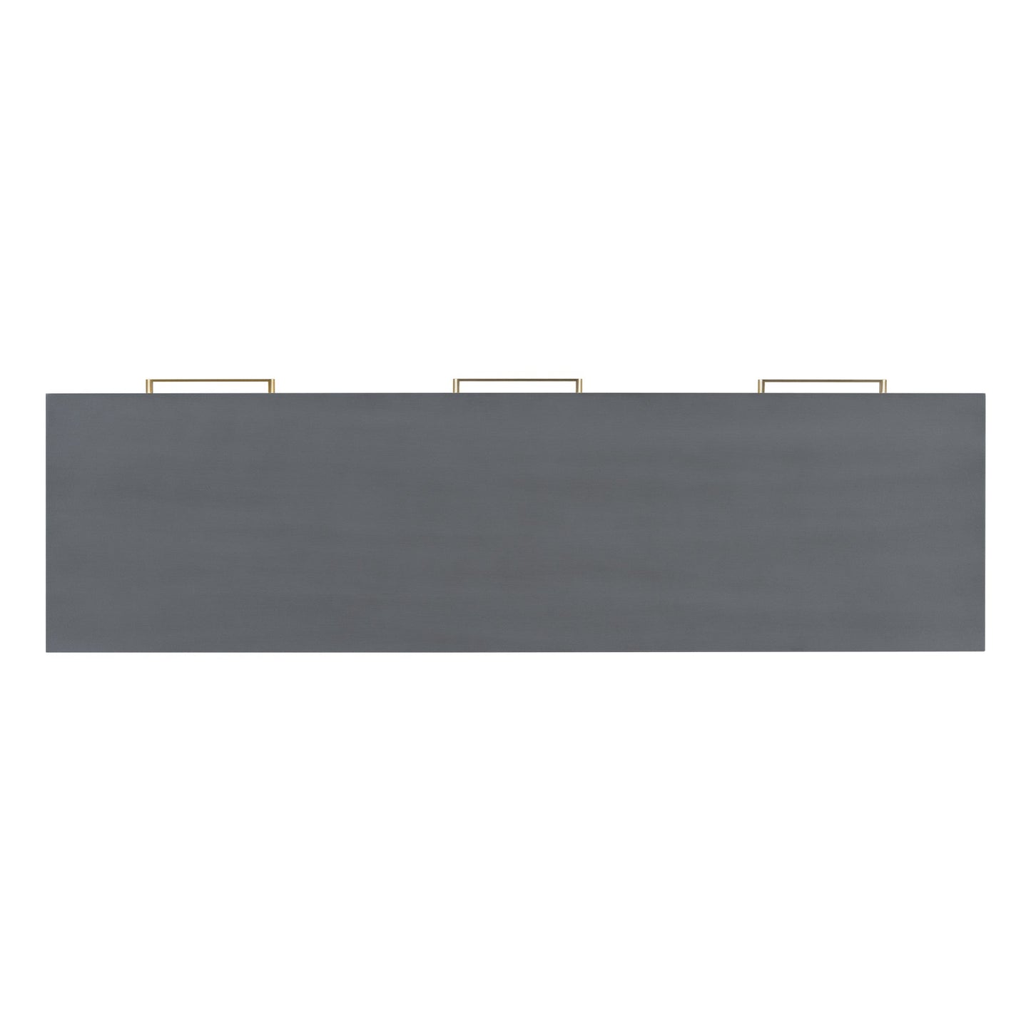 Antique Gray Three-Drawer Console Table