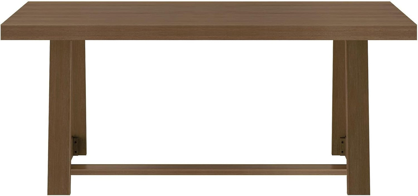 Plank+Beam Farmhouse Dining Table – Solid Wood, Seats 6