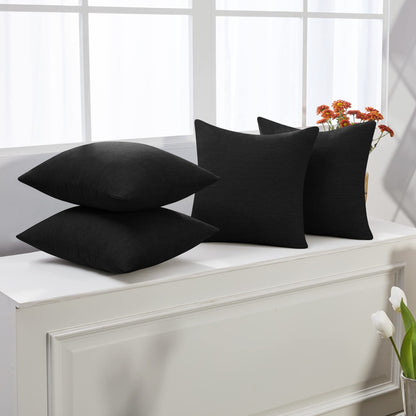 Eco-Conscious Linen Throw Pillow Covers for Modern Decor | 4 PCS