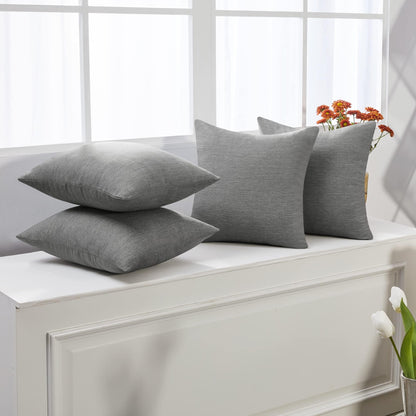 Eco-Conscious Linen Throw Pillow Covers for Modern Decor | 4 PCS