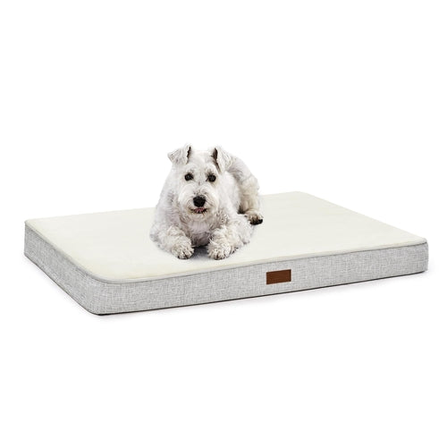 Anxiety-Reducing Orthopedic Dog Bed with Faux Fur