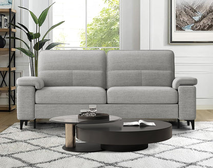 Modern Apartment Loveseat with Adjustable Arms | Tool-Free Assembly